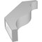 Ekena Millwork 3 1/2-in. W x 18-in. D x 26-in. H Funston Architectural Grade PVC Knee Brace BRCP035X18X26FST - alternate 4